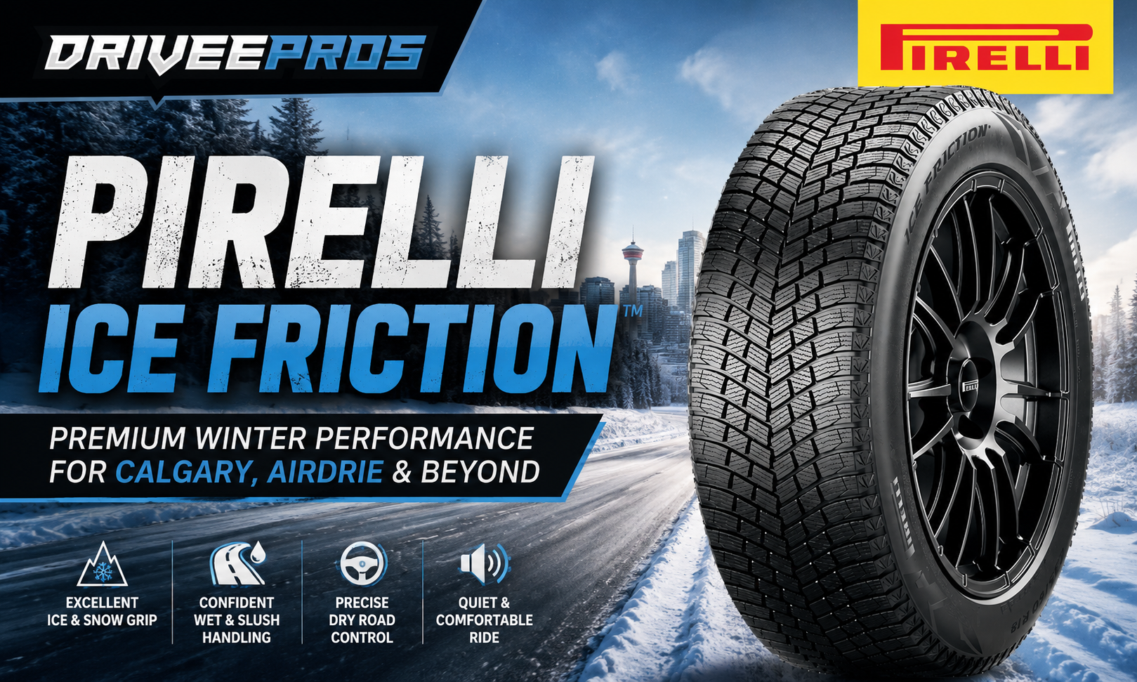 Pirelli Ice Friction Review: A Premium Winter Tire for Calgary & Airdrie?