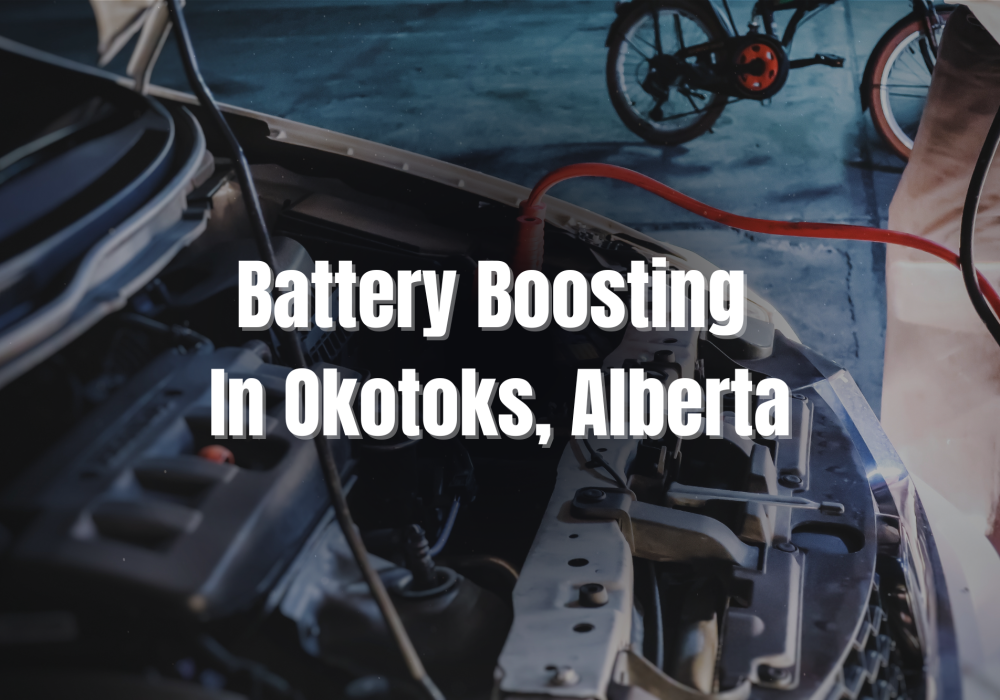 Battery Boosting In Okotoks, Alberta Battery Boosting In Okotoks, Alberta