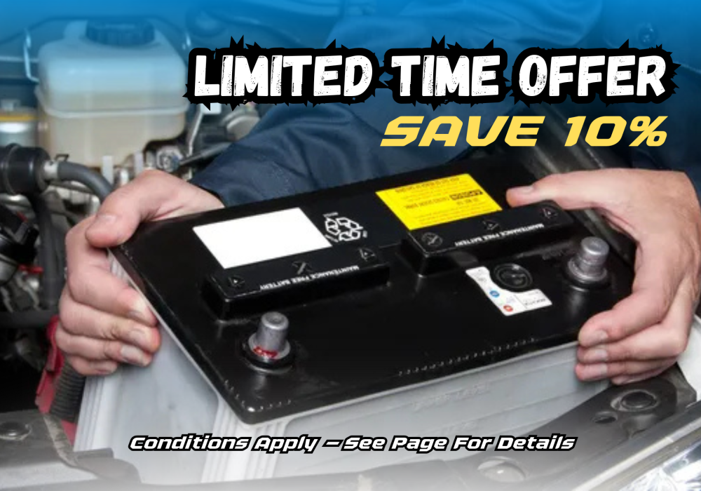 Limited Offer Save 10% Battery Replacements