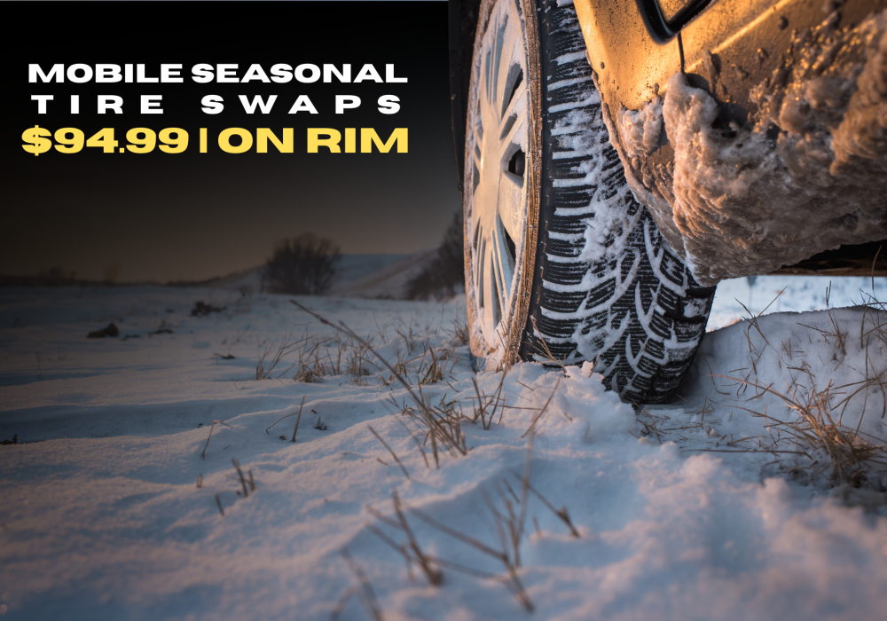 Seasonal Mobile tire swaps on rim Seasonal Mobile tire swaps on rim